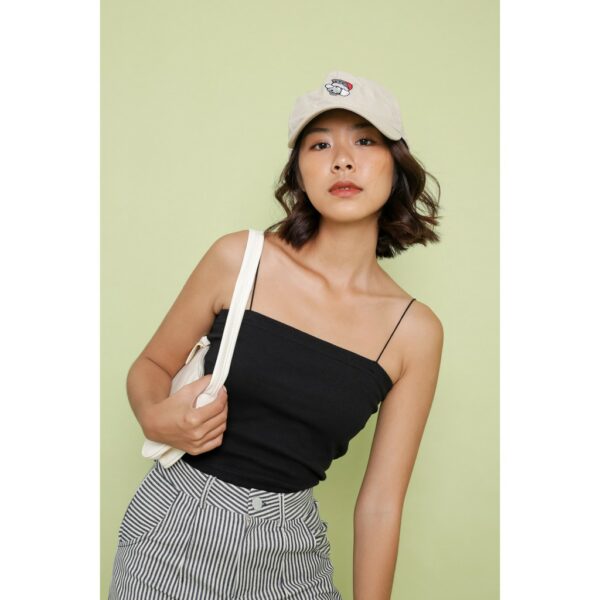 Áo 2 dây nữ croptop thời trang GAGO nellie crop black màu đen GA2792 - Hình ảnh 2