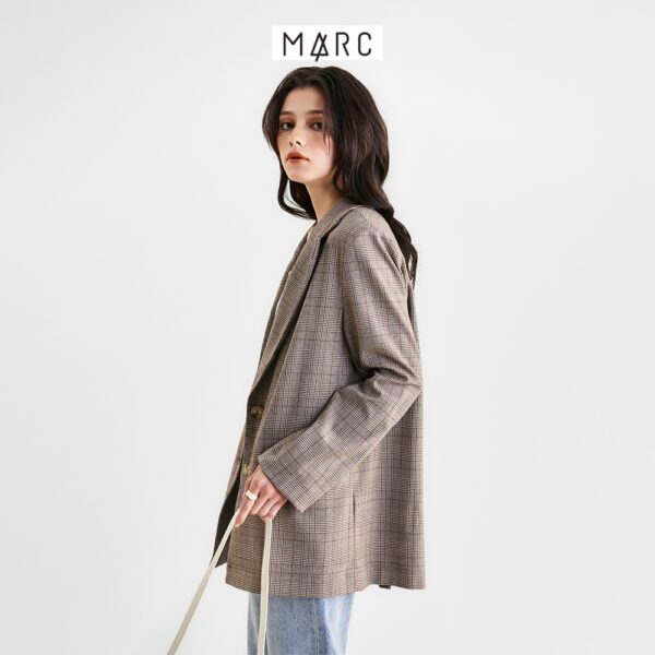 Áo blazer nữ MARC FASHION oversize caro FAPH0599 - Hình ảnh 5
