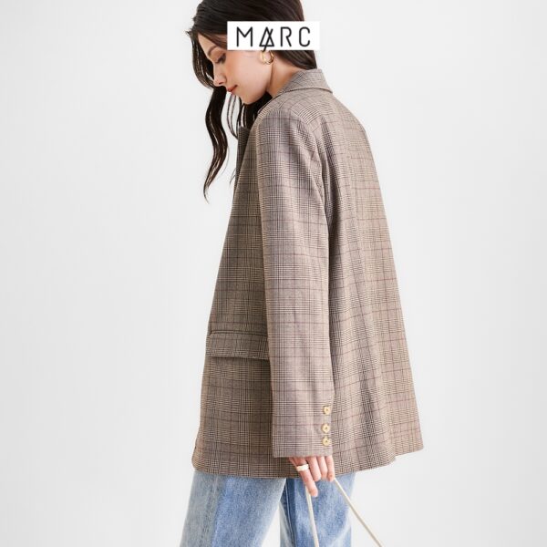 Áo blazer nữ MARC FASHION oversize caro FAPH0599 - Hình ảnh 6