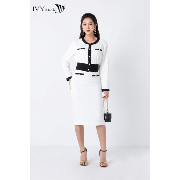 Áo croptop nữ bo gấu IVY moda MS 17M6943 - Hình ảnh 5