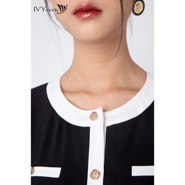 Áo croptop nữ bo gấu IVY moda MS 17M6943 - Hình ảnh 7