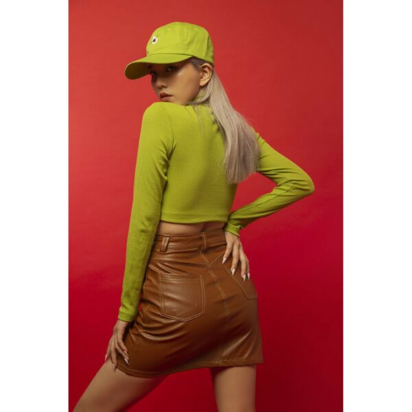 Áo Croptop Tay Dài Xanh TARTAN - T-TitTotTet Croptop / Green - TIẾT KIỆM 𝟗𝟗𝐤 khi mua combo 4 sản phẩm !! - Hình ảnh 5