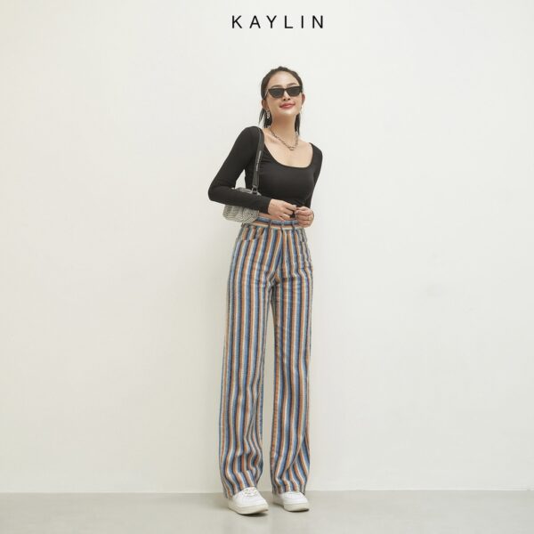Áo Croptop Trơn Tay Dài N1548 - KAYLIN - Hình ảnh 2