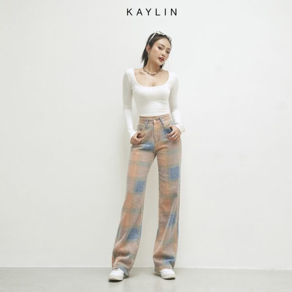 Áo Croptop Trơn Tay Dài N1548 - KAYLIN - Hình ảnh 4