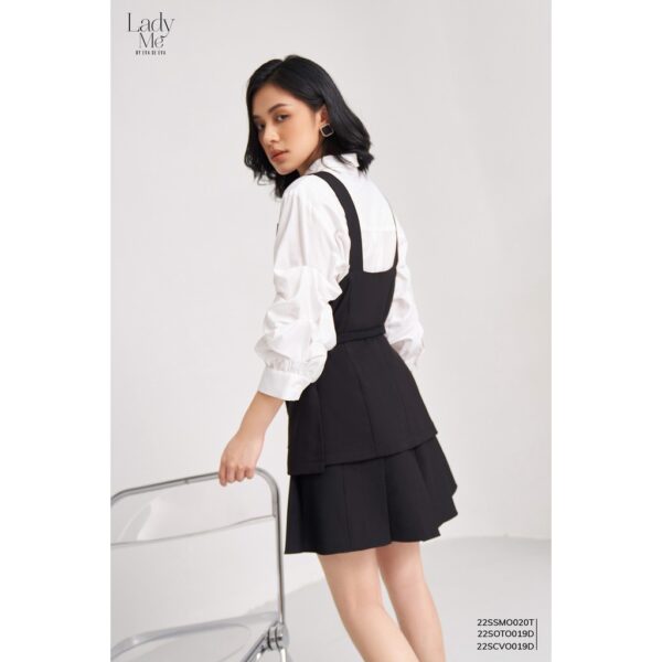 Áo gile nữ đen LADY ME by Eva de Eva 22SOTO019D - Hình ảnh 4