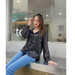 Áo kiểu Hàn Quốc, LUCETFASHION Lana Blouse, áo sơ mi nữ kiểu