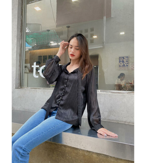 Áo kiểu Hàn Quốc, LUCETFASHION Lana Blouse, áo sơ mi nữ kiểu