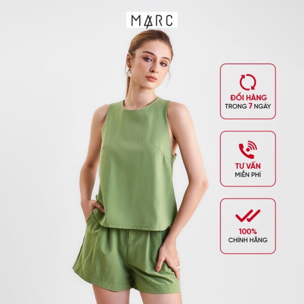 Áo kiểu nữ MARC FASHION sát nách đắp thân sau FAVH0317