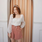 Áo kiểu Plum Top LUCETFASHION