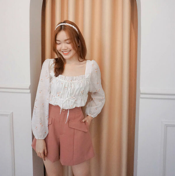 Áo kiểu Plum Top LUCETFASHION