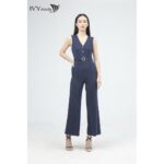 Áo liền quần body sát nách IVY moda MS 18M5343