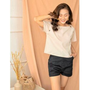 Áo Linen màu nút và nhiều màu Lucet Fashion
