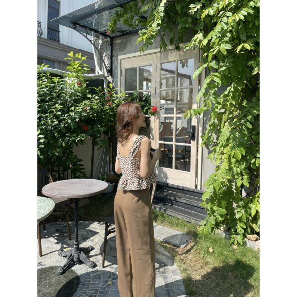 Áo nữ Yu Cherry YA334 BUTTON TANK TOP - Ảnh 3