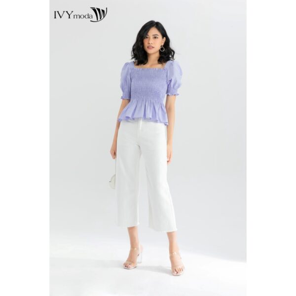 Áo ôm chần chun co giãn nữ IVY moda MS 16B8698 - Hình ảnh 4