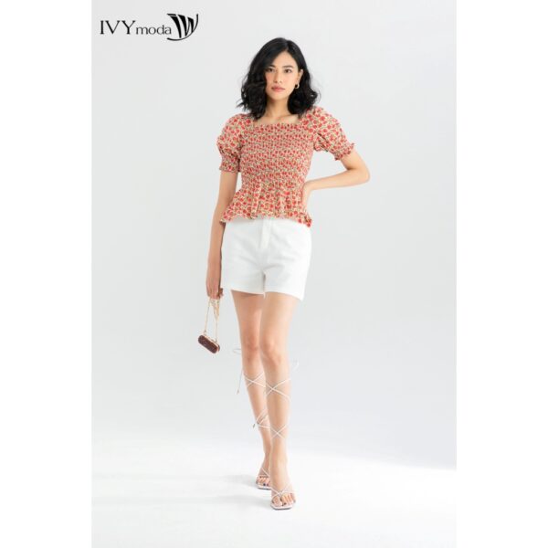 Áo ôm chần chun co giãn nữ IVY moda MS 16B8698 - Hình ảnh 6