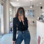 Áo sơ mi nữ kiểu, LUCETFASHION Kisserine Shirt, áo sơ mi nữ dài tay