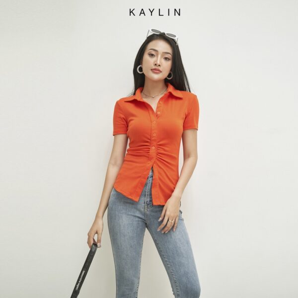 Áo Sơ Mi Nhấn Eo Thời Trang N1698 - KAYLIN - Hình ảnh 3