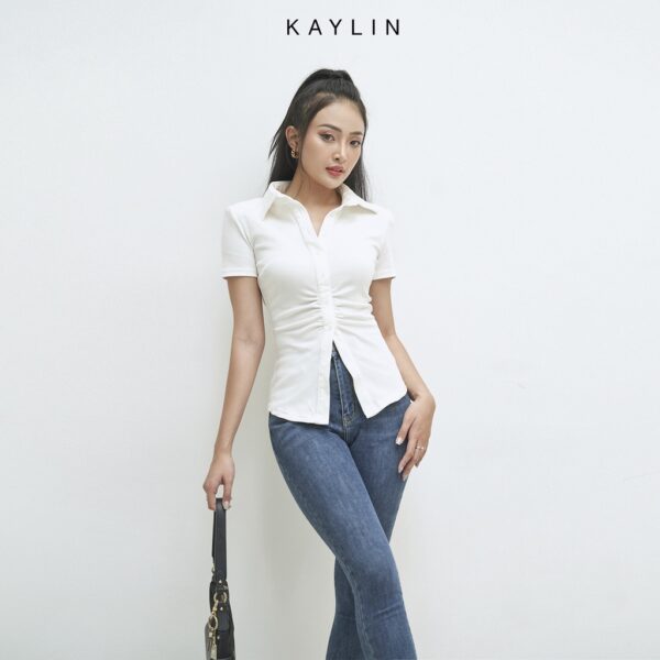 Áo Sơ Mi Nhấn Eo Thời Trang N1698 - KAYLIN - Hình ảnh 7