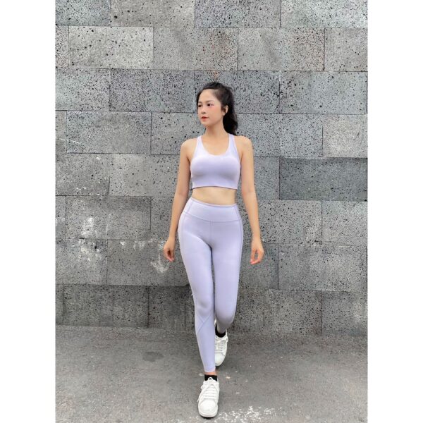 Áo tập gym yoga nữ WBR38 Runnavy by Carasix chất liệu Ecofriend, có đệm mút ngực - Hình ảnh 3