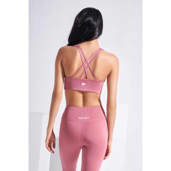 Áo tập gym yoga nữ WBR88 Runnavy by Carasix, bra tập Ecofriend, có đệm ngực - Hình ảnh 2