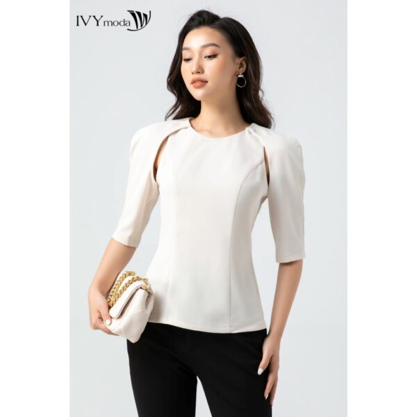 Áo tay lỡ cut-out nữ IVY moda MS 16M6922