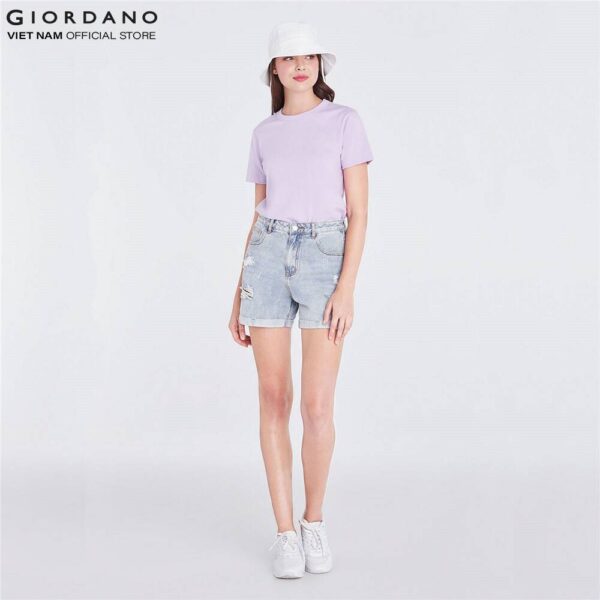 Áo Thun Cổ Tròn Nữ Giordano 05329329 - Hình ảnh 2