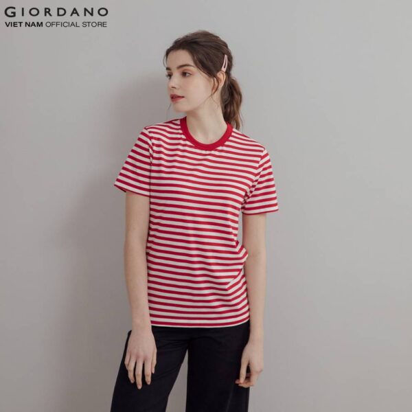 Áo Thun Cổ Tròn Nữ Giordano 05329329 - Hình ảnh 6