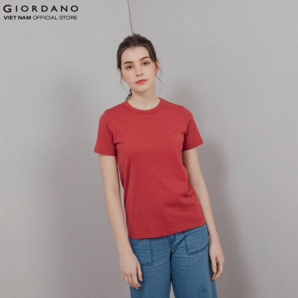 Áo Thun Cổ Tròn Nữ Giordano 05329329 - Hình ảnh 7