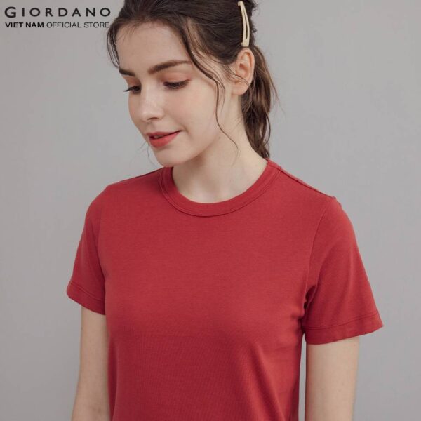Áo Thun Cổ Tròn Nữ Giordano 05329329 - Hình ảnh 8