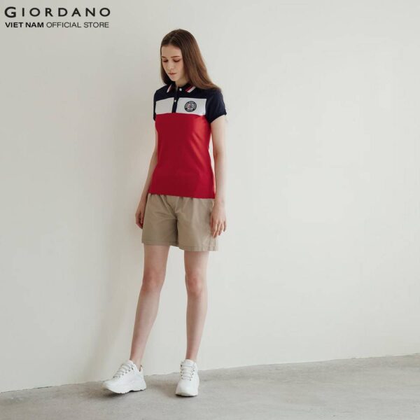 Áo Thun Có Cổ Nữ Giordano Polo 05319322 - Hình ảnh 2