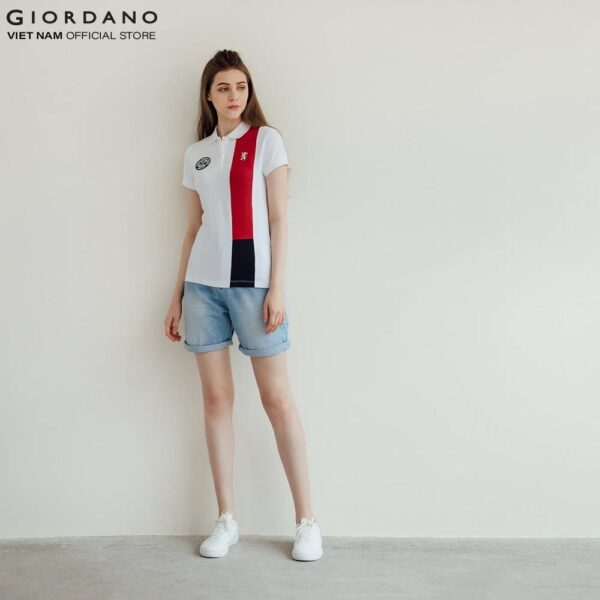 Áo Thun Có Cổ Nữ Giordano Polo 05319322 - Hình ảnh 7