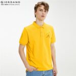 Áo Thun Có Cổ Nam Logo Lion Giordano 01010222