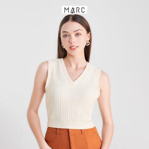 Áo thun nữ MARC FASHION sát nách crop kiểu gile CBPH0327 - Hình ảnh 3