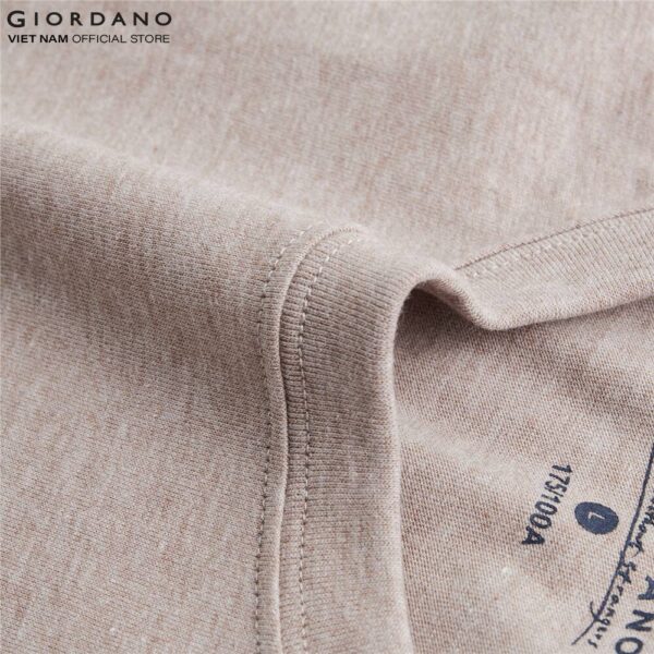 Áo Thun Nam Cổ Tròn Giordano 01020250 - Ảnh 2
