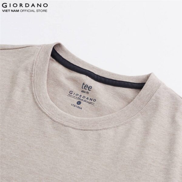 Áo Thun Nam Cổ Tròn Giordano 01020250 - Ảnh 4