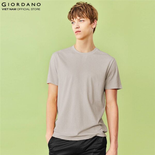Áo Thun Nam Cổ Tròn Giordano 01020250