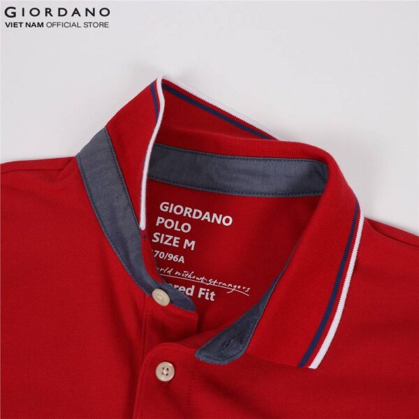 Áo Thun Nam Có Cổ Polo Giordano 01019260 - Hình ảnh 3