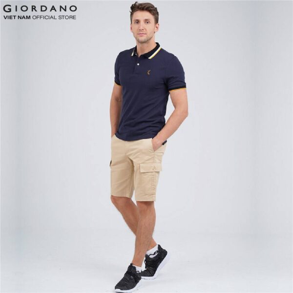 Áo Thun Nam Có Cổ Polo Logo Hưu Giordano 01019202 - Hình ảnh 7