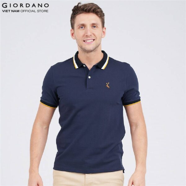 Áo Thun Nam Có Cổ Polo Logo Hưu Giordano 01019202