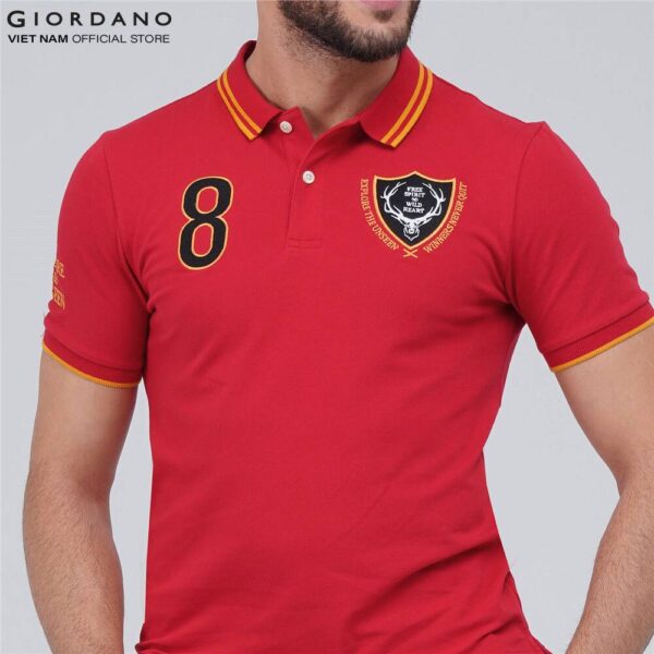 Áo Thun Nam Thematic Polo Giordano 01018402 - Hình ảnh 3