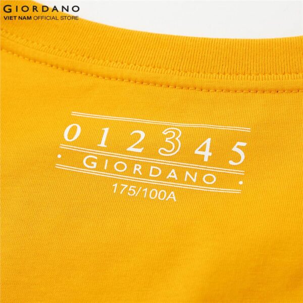 Áo Thun Ngắn Tay Cổ Tròn Nam Giordano 01091208 - Hình ảnh 8