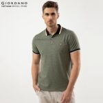 Áo Thun Ngắn Tay Có Cổ Nam Giordano Polo 01011202