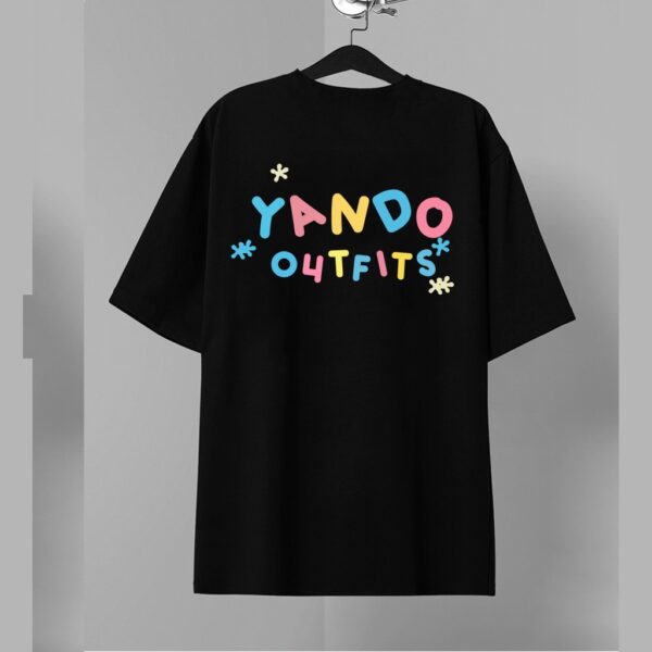 Áo Thun Tay Lỡ Nam Nữ Form Rộng YANDO OUTFITS ACX001 Cotton 2 Chiều - Ảnh 5