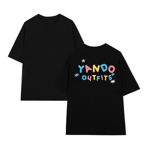 Áo Thun Tay Lỡ Nam Nữ Form Rộng YANDO OUTFITS ACX001 Cotton 2 Chiều
