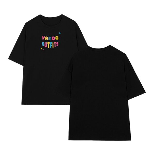 Áo Thun Tay Lỡ Nam Nữ Form Rộng YANDO OUTFITS AKS002 Cotton 2 Chiều
