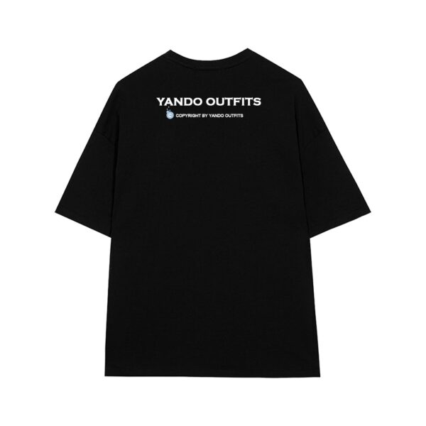 Áo Thun Tay Lỡ Nam Nữ Form Rộng YANDO OUTFITS YD001 Cotton 2 Chiều - Hình ảnh 2