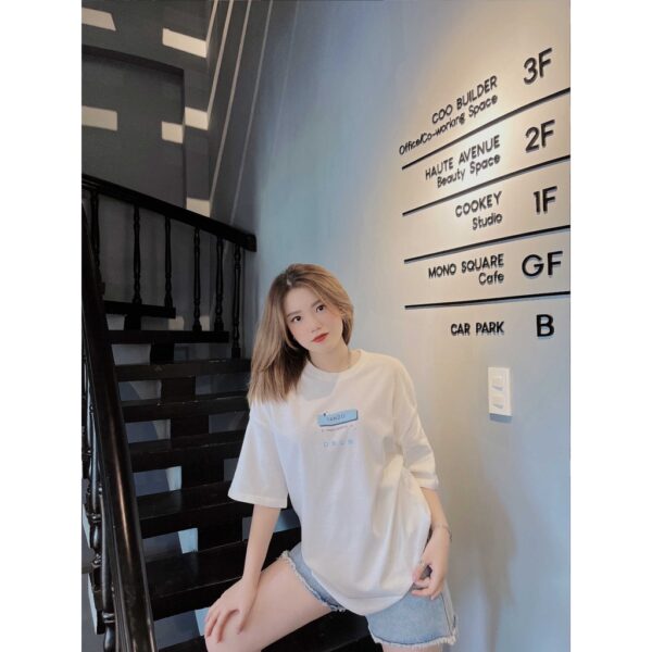Áo Thun Tay Lỡ Nam Nữ Form Rộng YANDO OUTFITS YD003 Cotton 2 Chiều - Hình ảnh 6