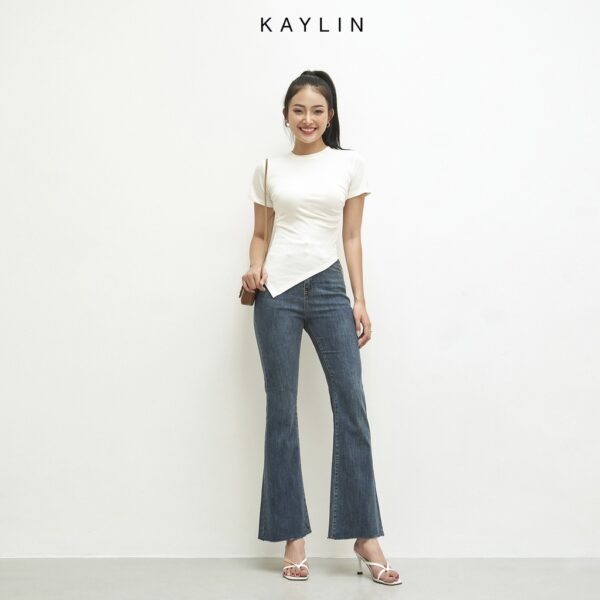 Áo Thun Vạt Xéo Thời Trang N1640 - KAYLIN - Hình ảnh 2