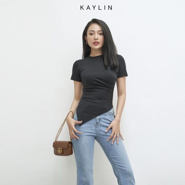 Áo Thun Vạt Xéo Thời Trang N1640 - KAYLIN - Hình ảnh 5