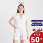 Áo vest nữ MARC FASHION kiểu crop 3 nút cài FALH0410